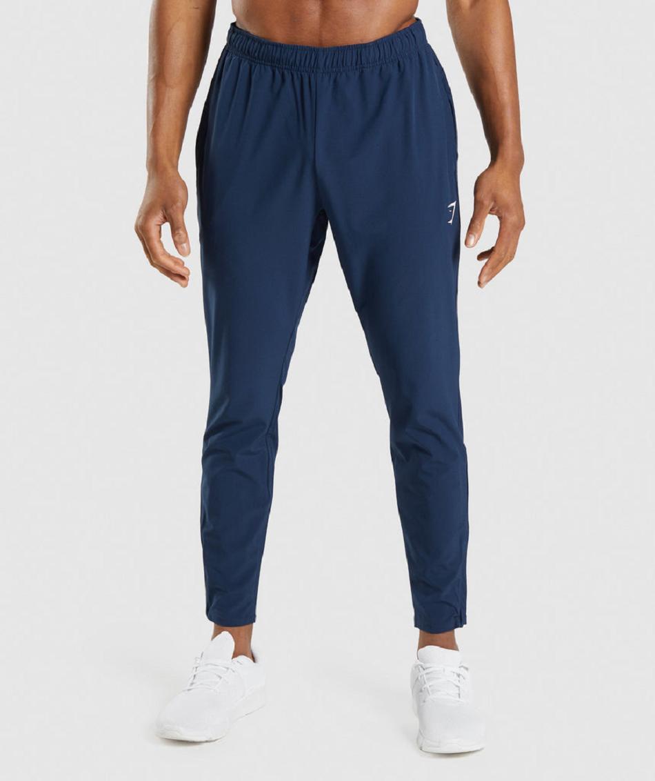 Pantalones Jogger Gymshark Arrival Woven Hombre Azul Marino | CO 3707EBC